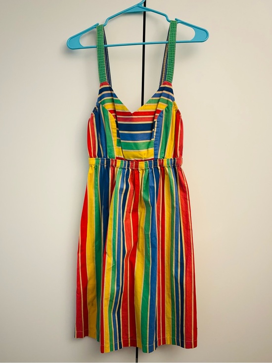 Vintage 70s Dresses & Skirts - Vintage 70s Rainbow Dress